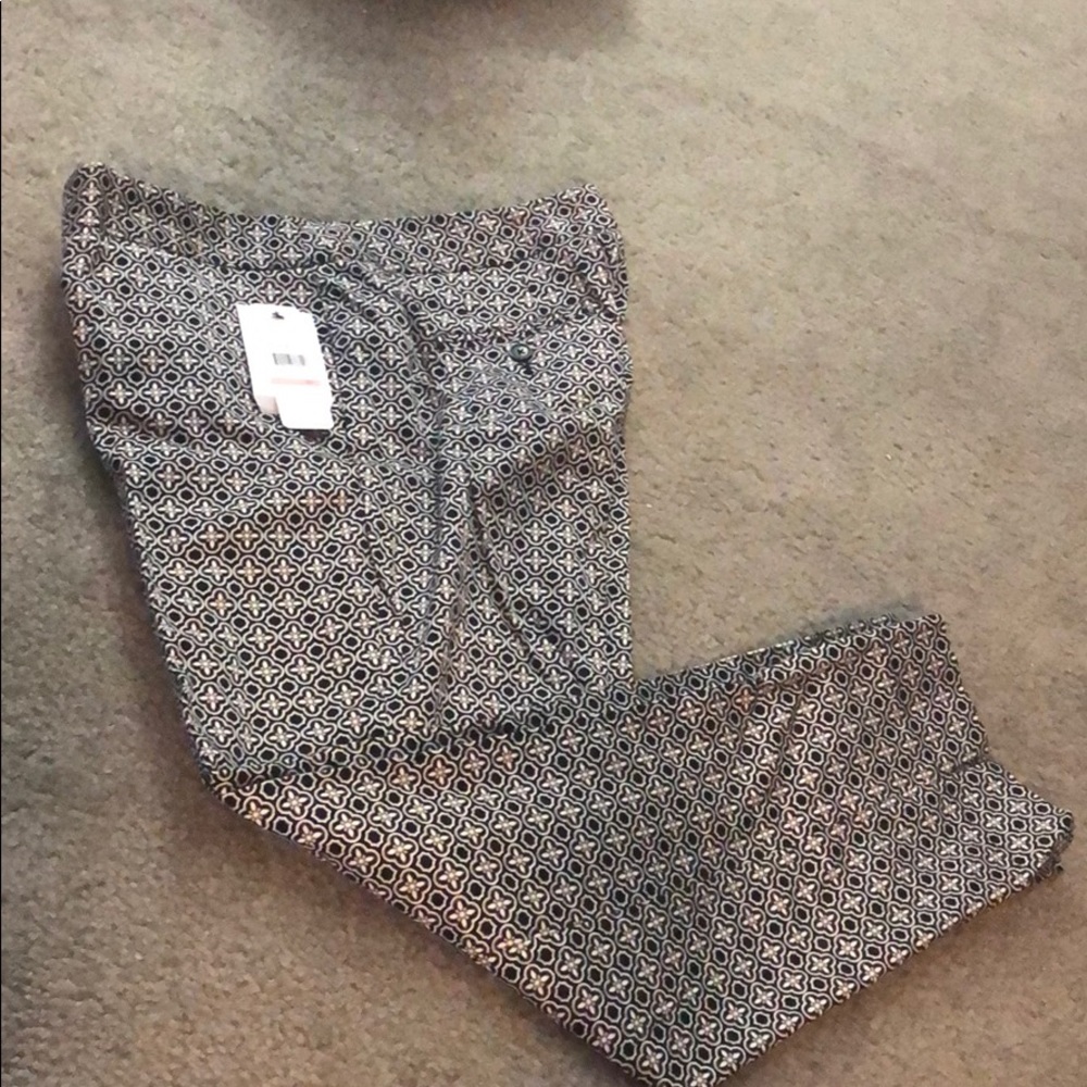 NWT Black and white dress pants